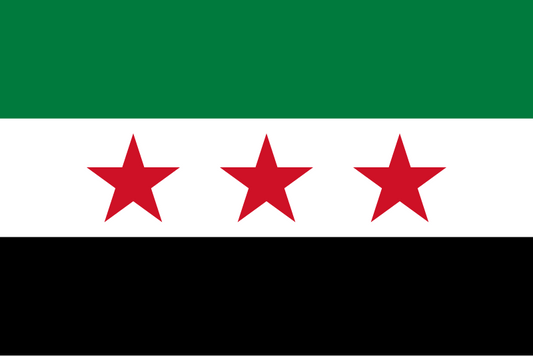 Green, White and Black Flags - Featured