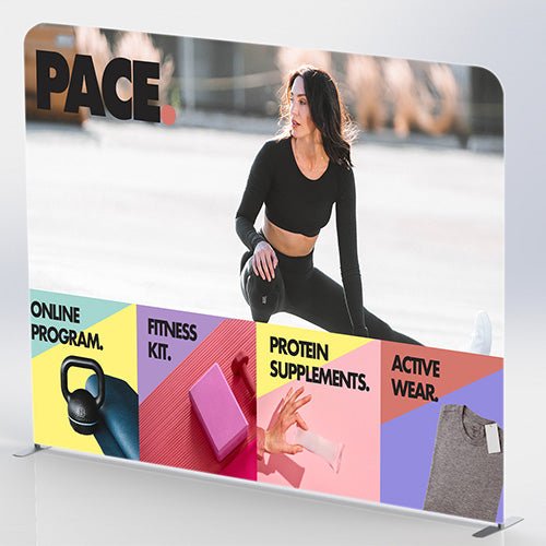 3m Stretch Wall Straight | Formulate - Apex banners