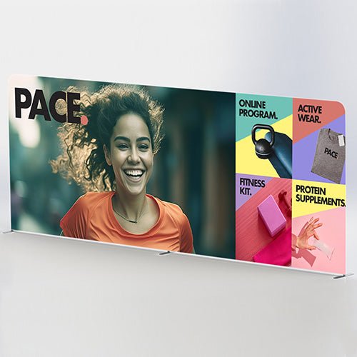 6m Stretch Wall Straight | Formulate - apex banners