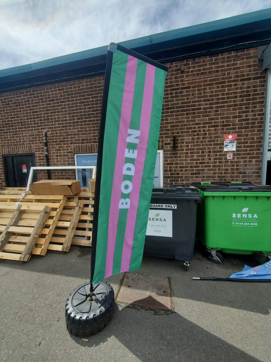 Recently printed by Apex Banners
