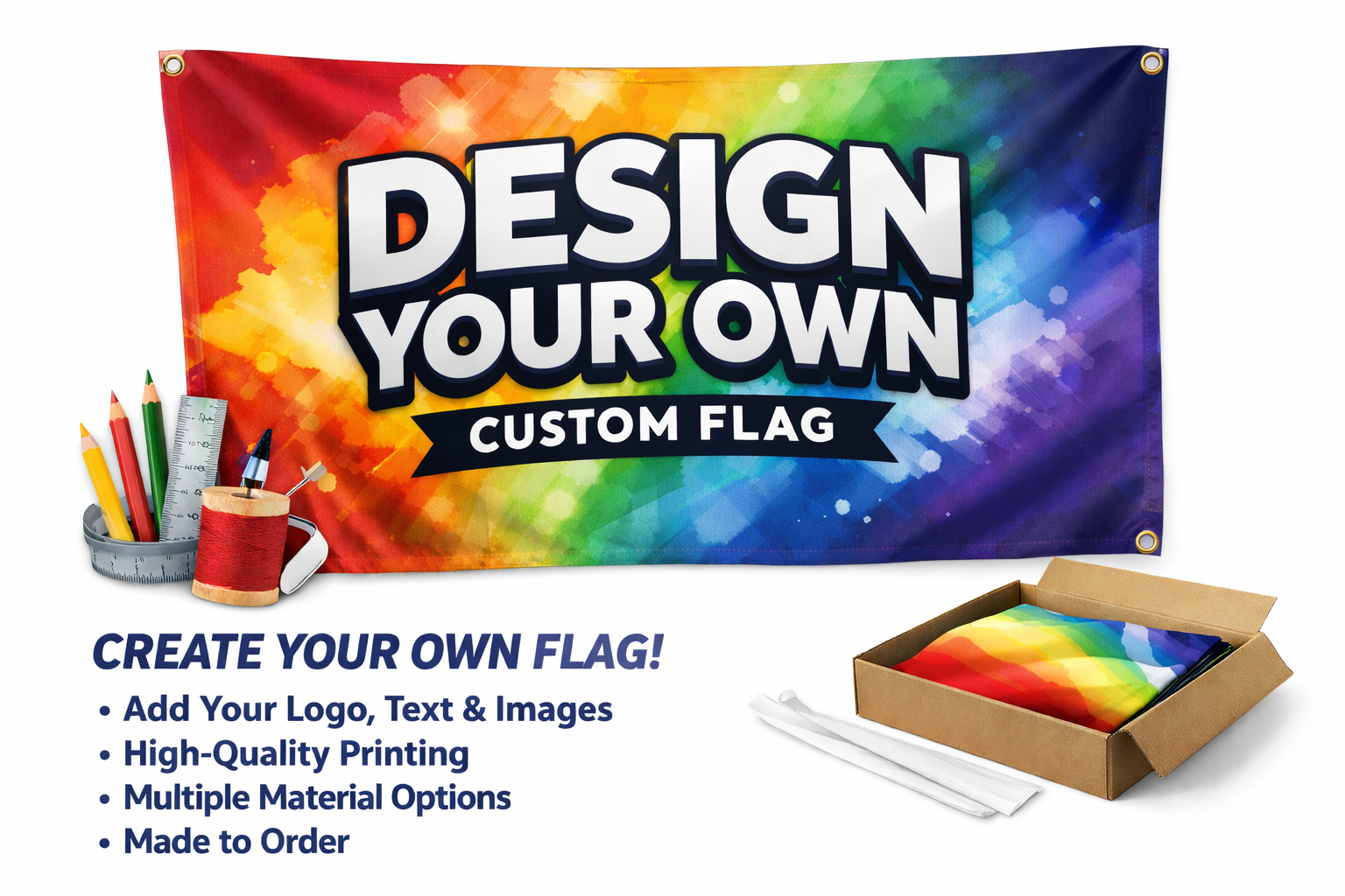 Design your own custom flag! 