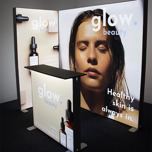 LED Light Box Counter Exhibition - Apex banners