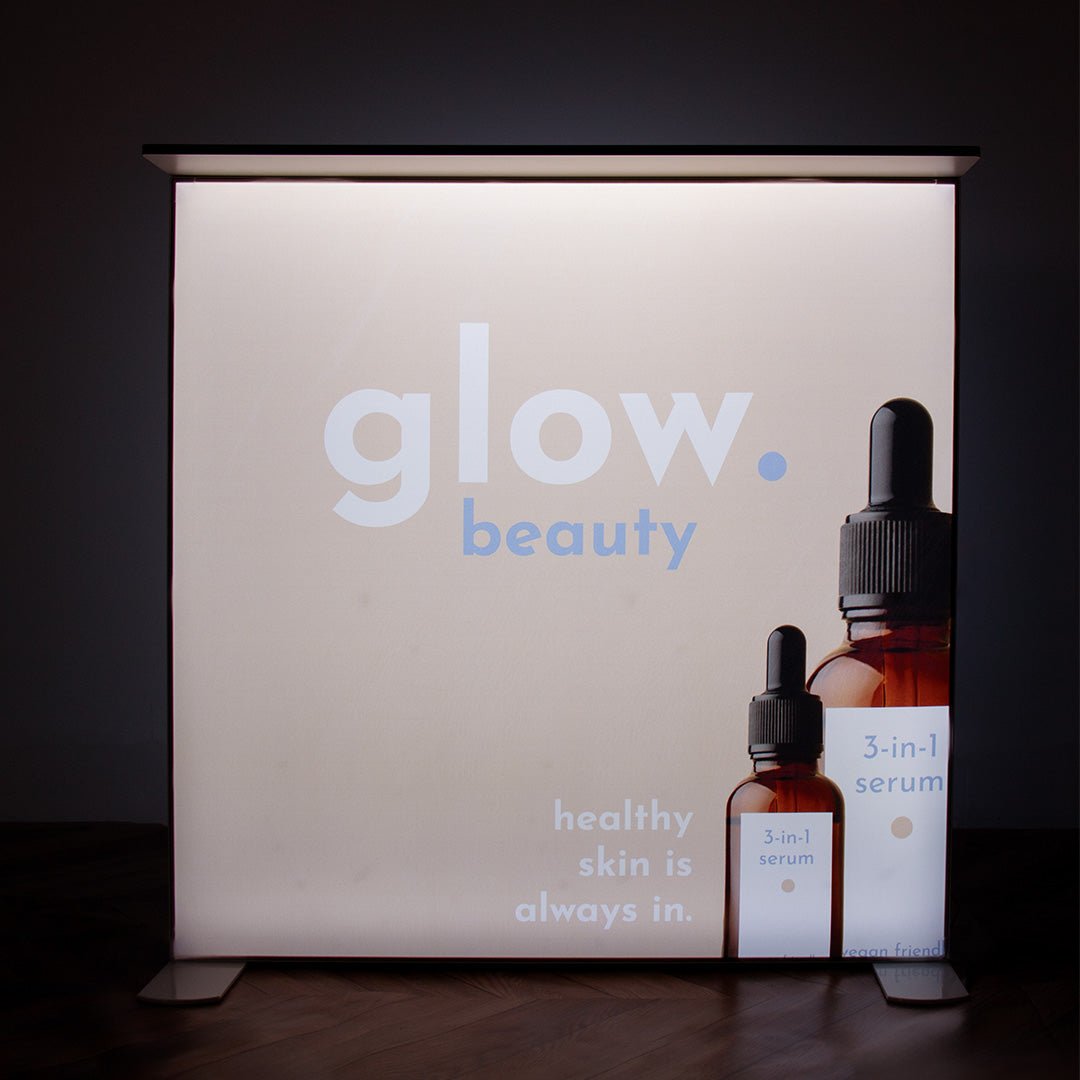LED Light Box Counter Exhibition - Apex banners