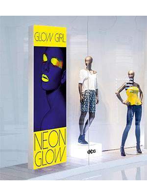 Light Box Free Standing | 100mm - apex banners