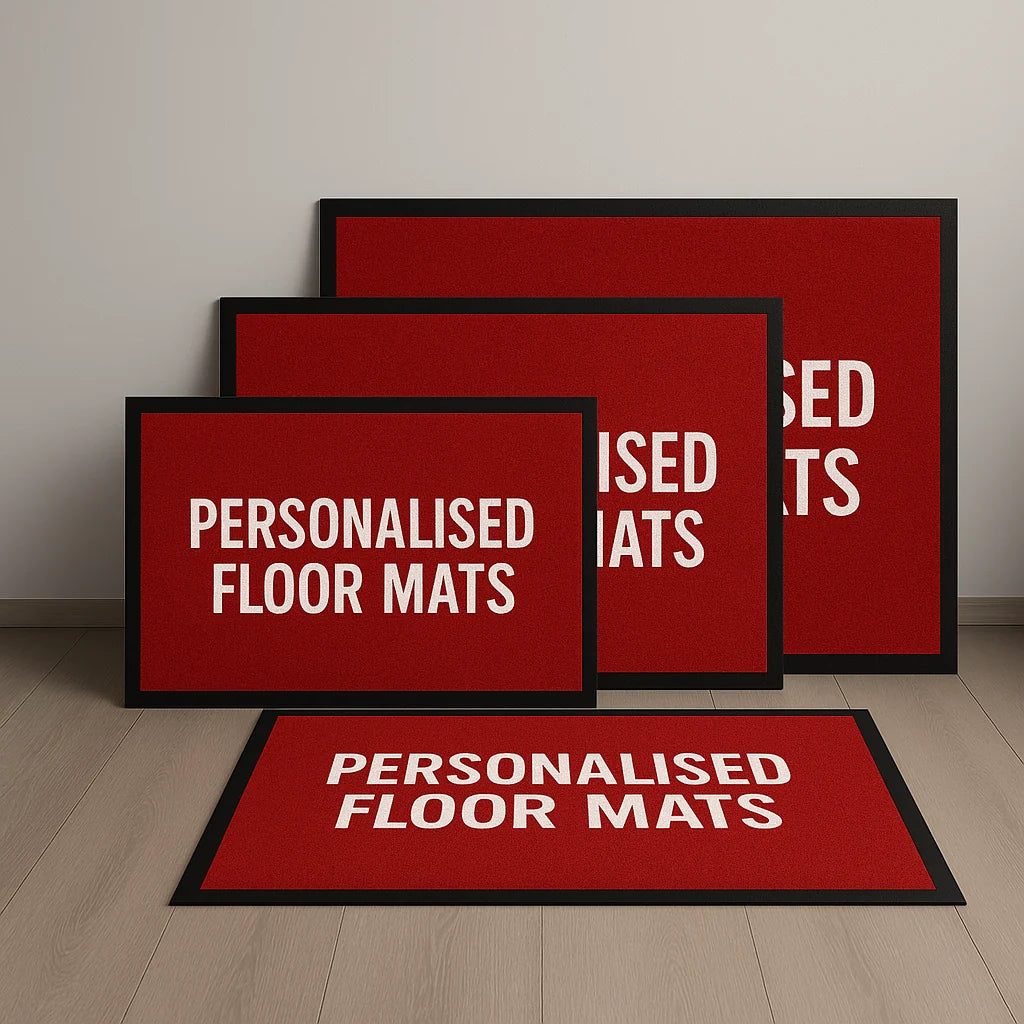 personalised floor mat bundle